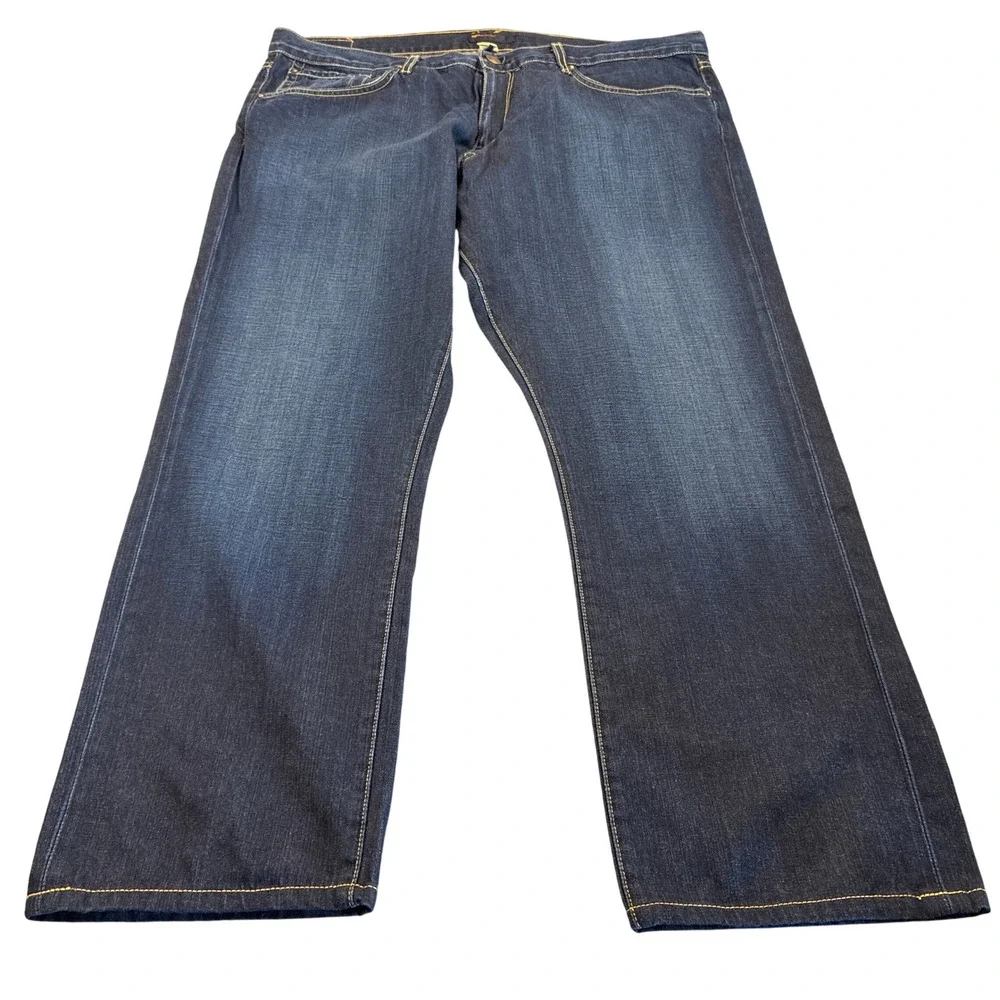Agave Copper Gringo Classic Straight Leg Jeans Mens 40x30 Dark Wash Supima USA